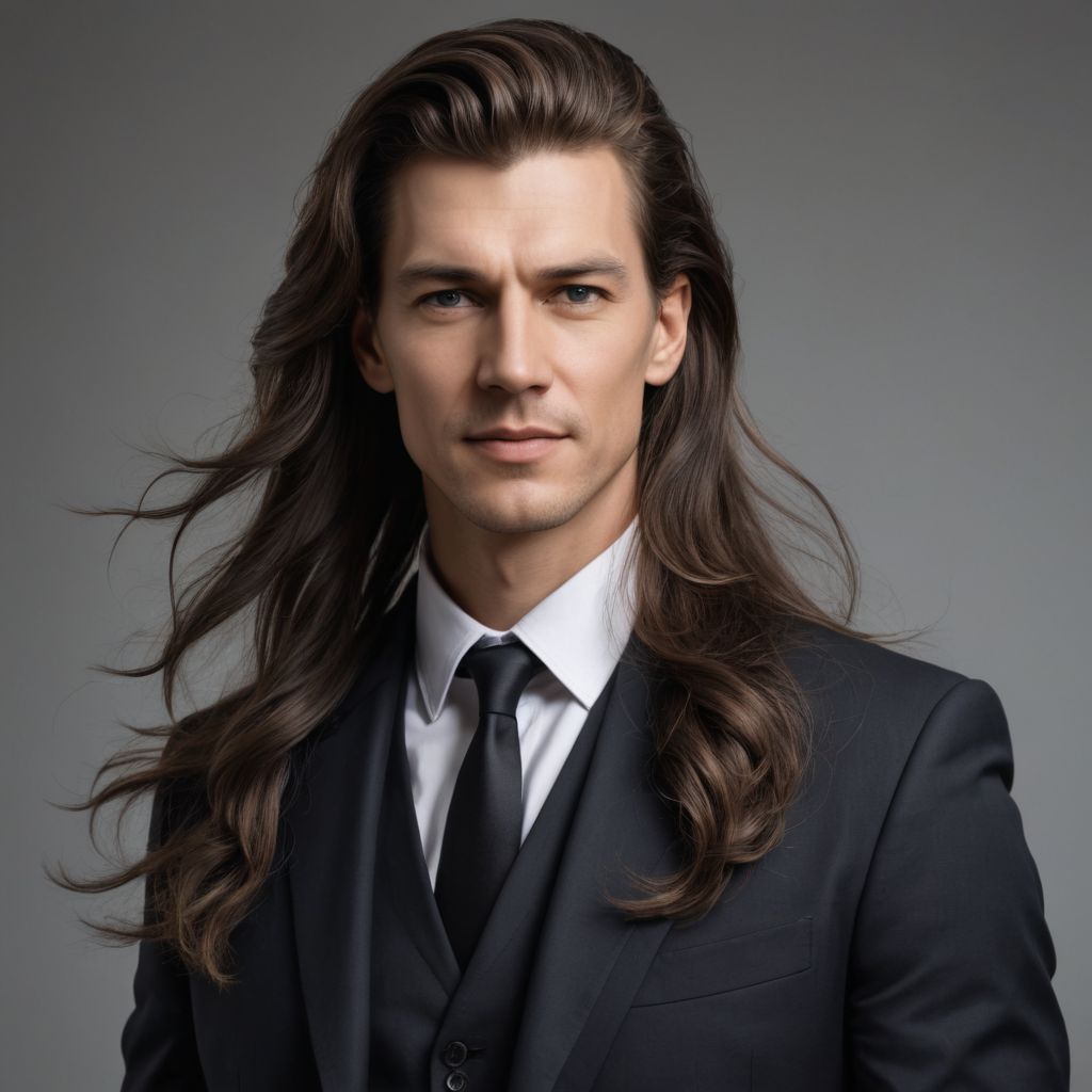 Long Long Long Hair Business Photo Style