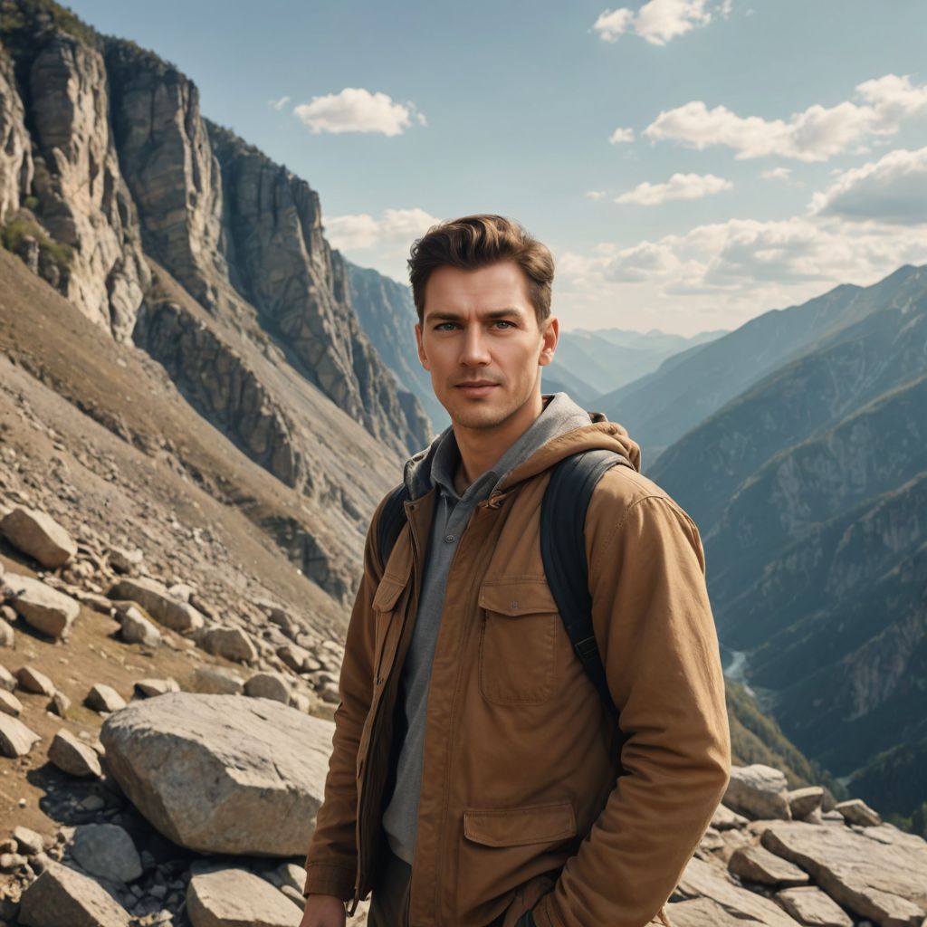 Mine Photo in Mountain Photo Style