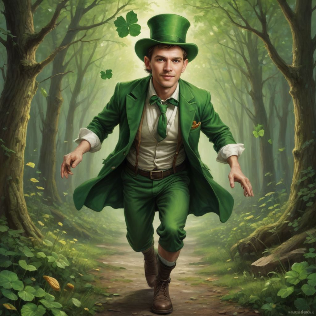 Mischievous Leprechaun Photo Style