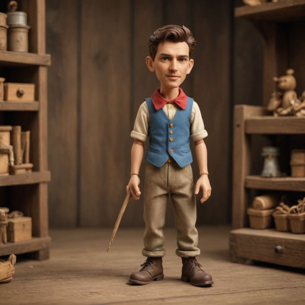 Pinocchio Toy Photo Style