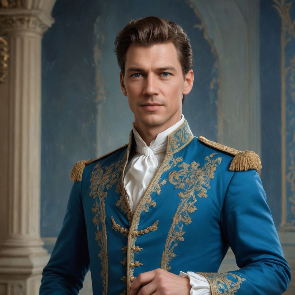 Princess in Blue Photo Style