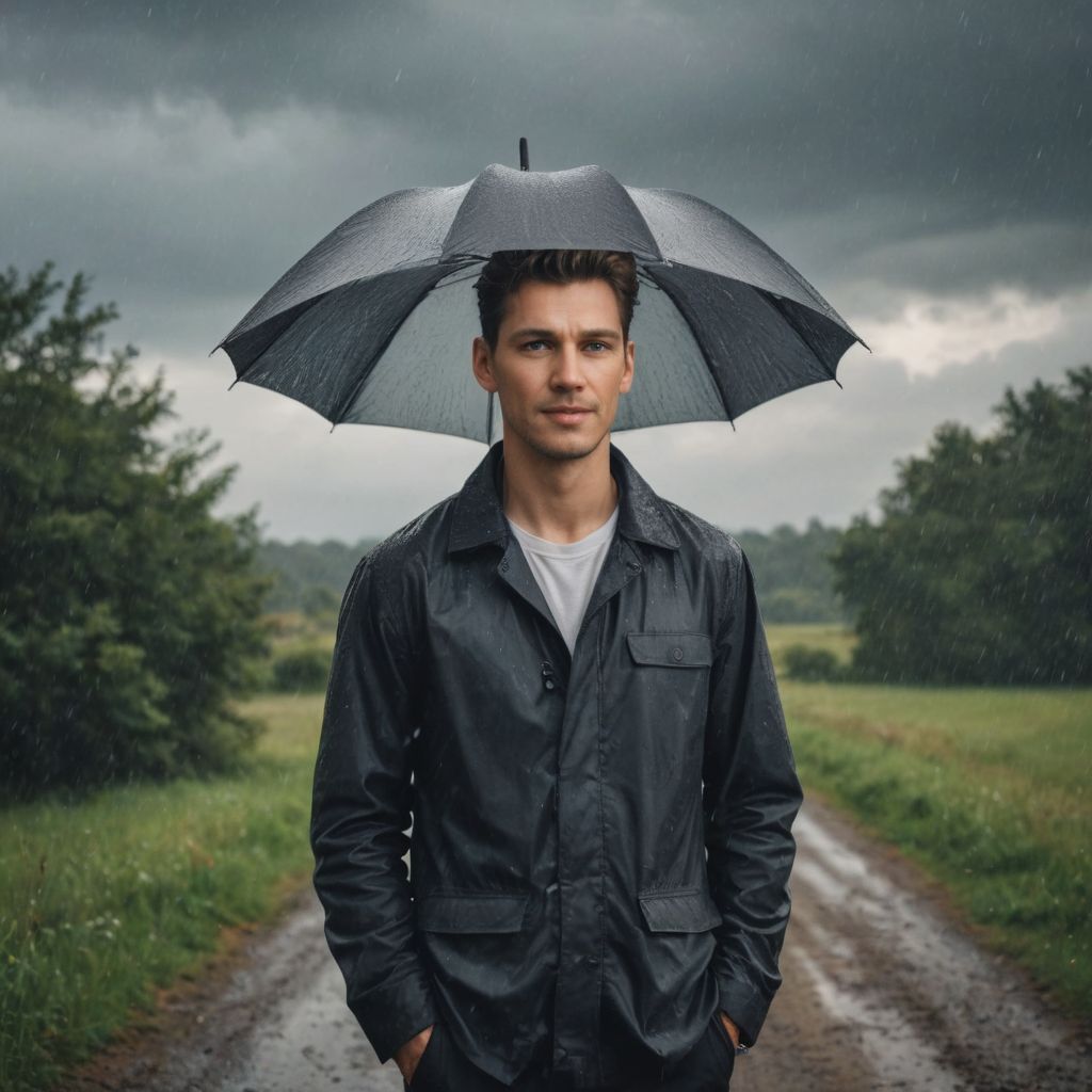 Rainy and Cloudy Nature Photo Style