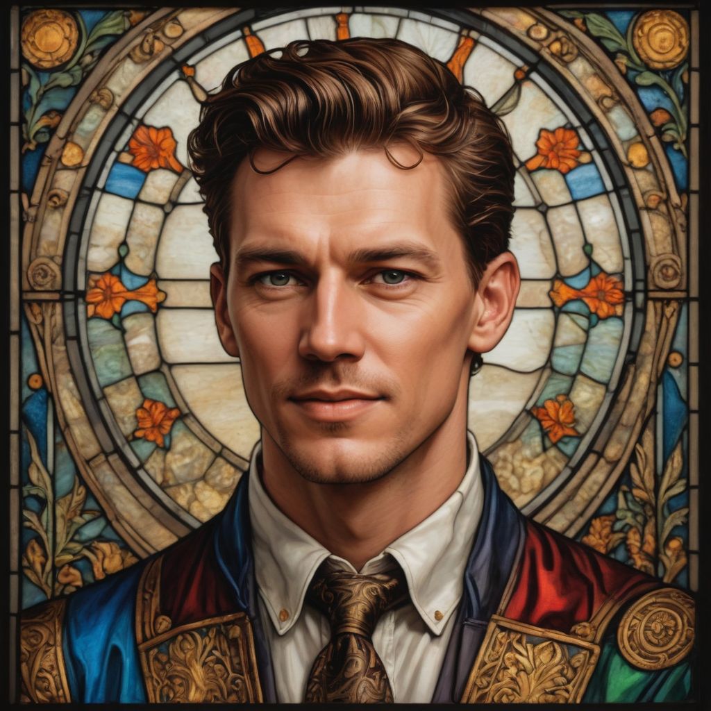 Converted Realistic Stained Glass image