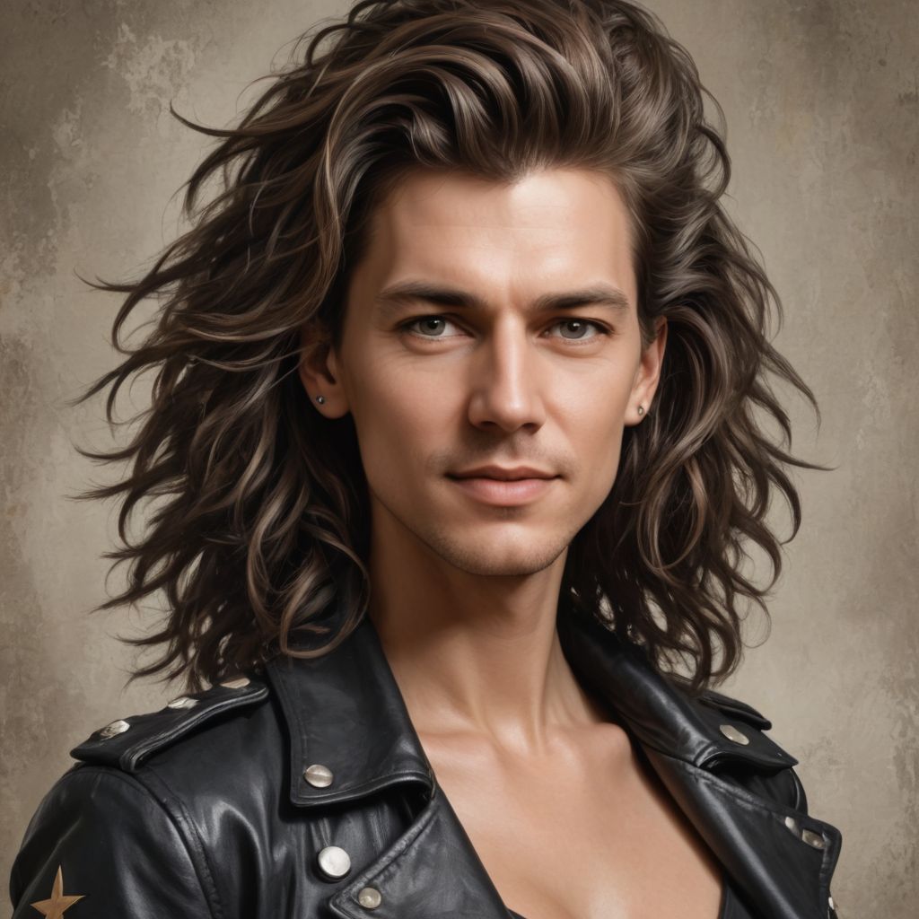 Rock Star Hair Woman Photo Style