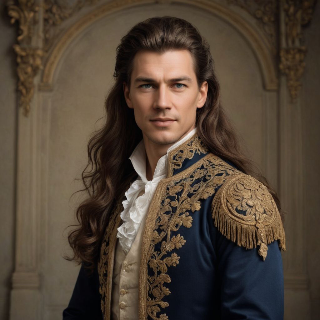 Royal Elegance Long Hair Photo Style