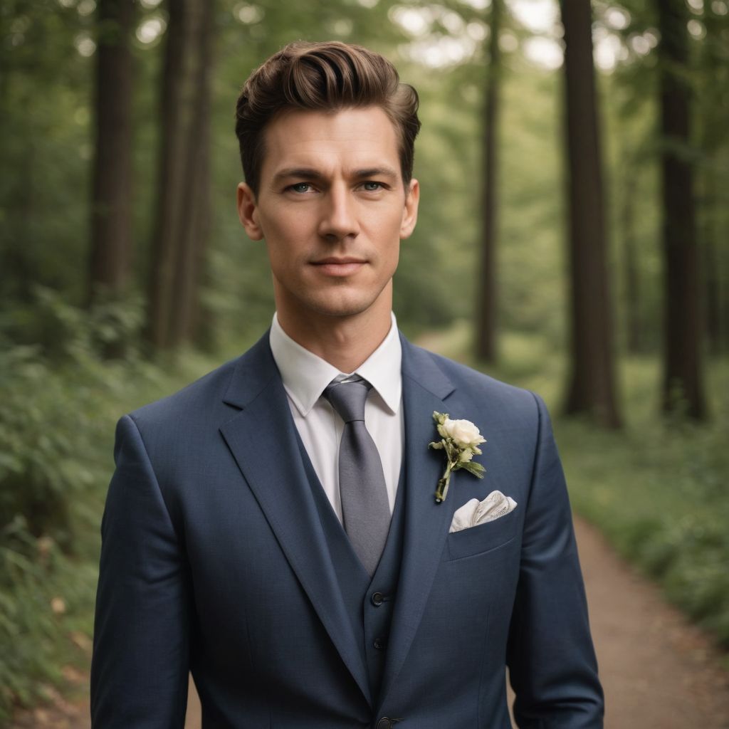 Single Groom Photo Photo Style