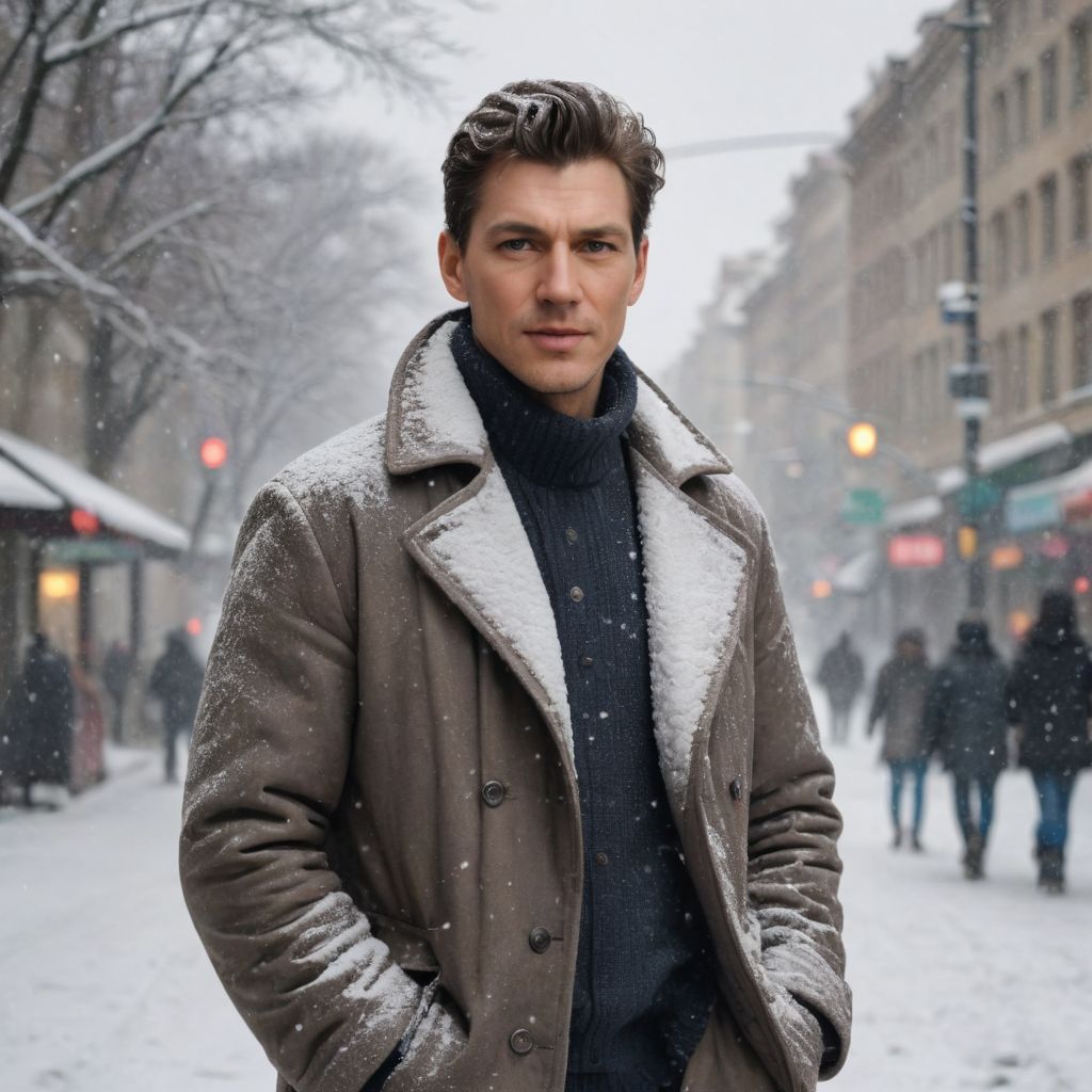 Snow Falling on 33°C Photo Style