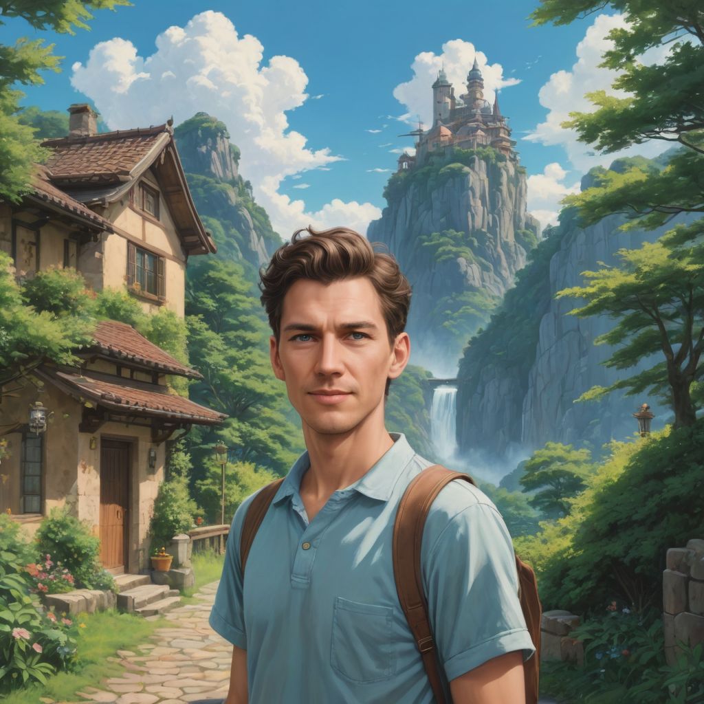 This Image Converted Into Ghibli Art Photo Style