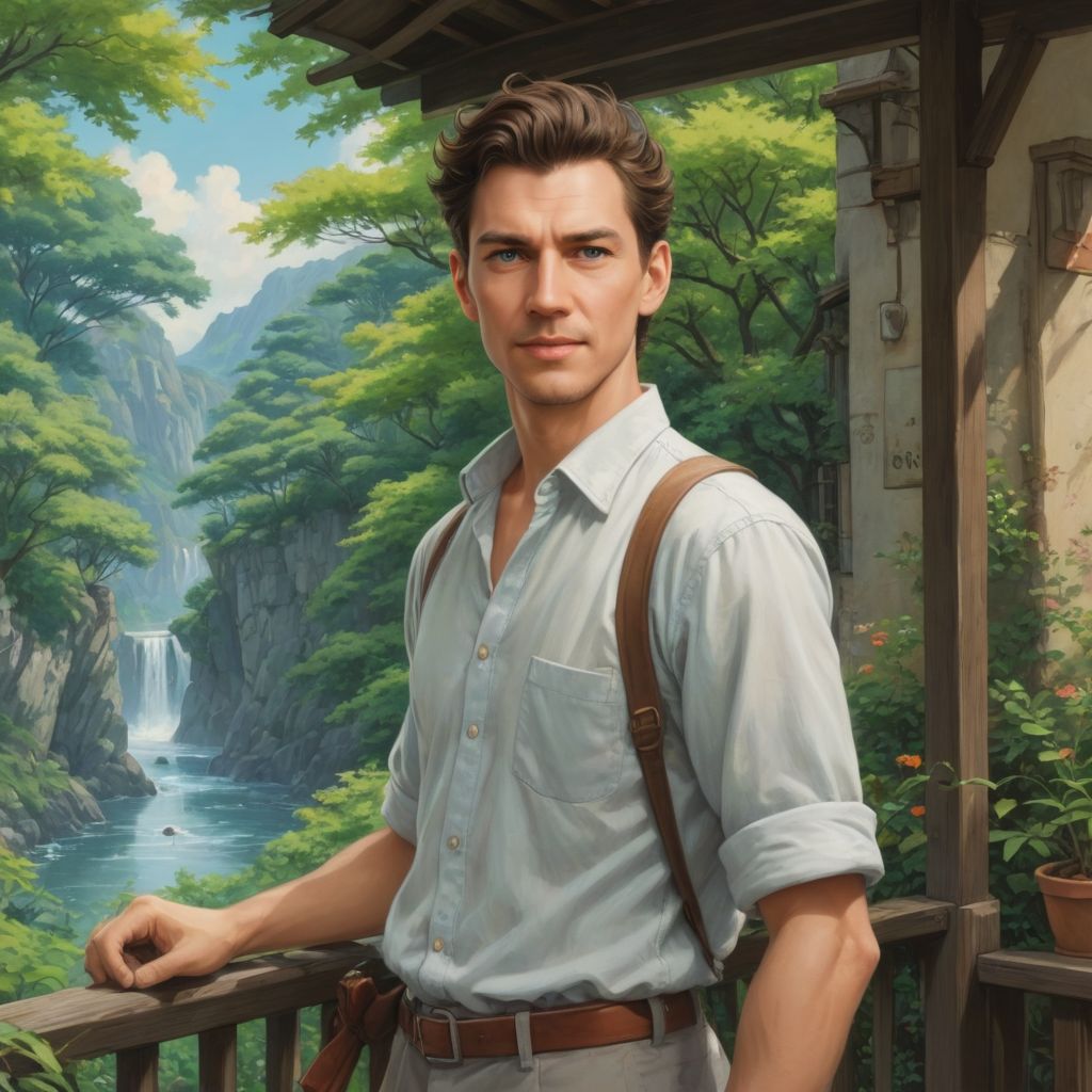 This Image Into Ghibli Art Photo Style