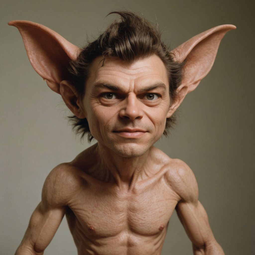 Ugly Gremlin from the Movie Photo Style