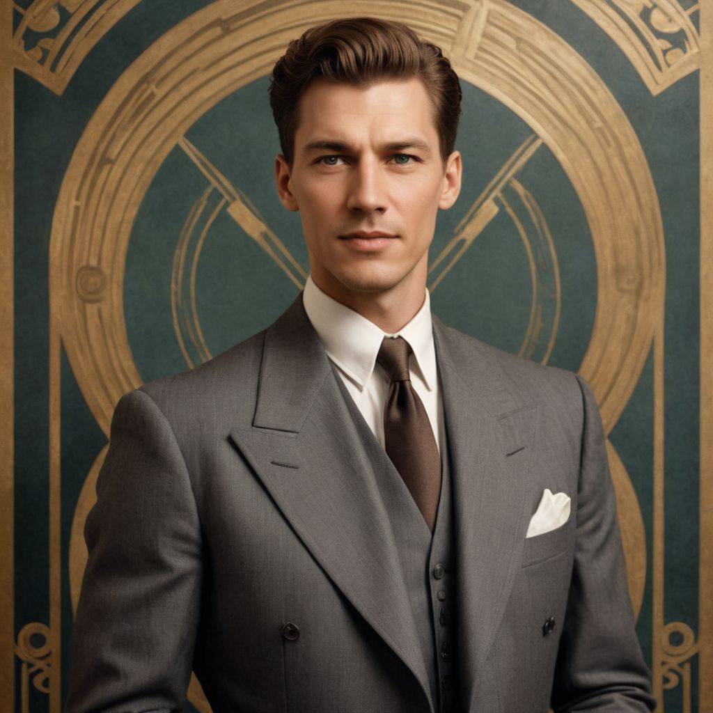 Art Deco Vintage Photo Style