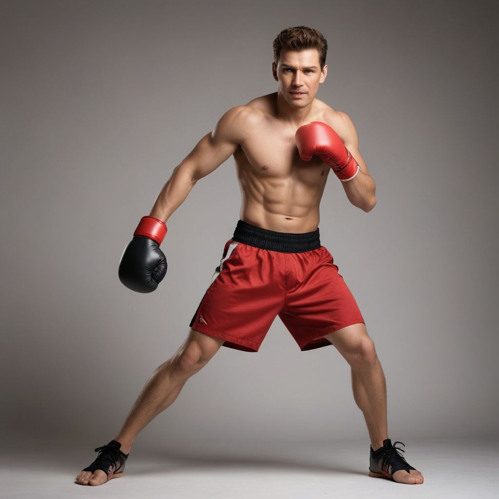 Artistic Boxing Pose Photo Style