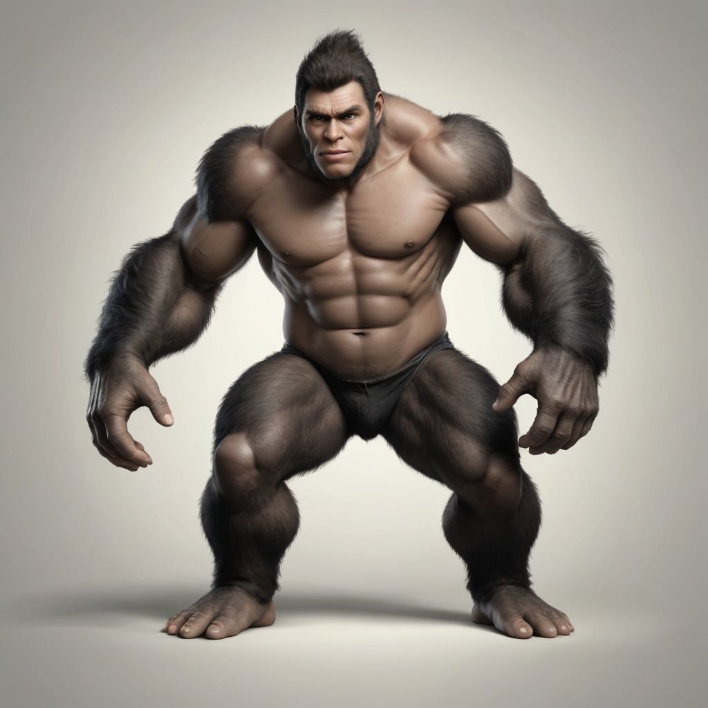 Big Gorilla Photo Style