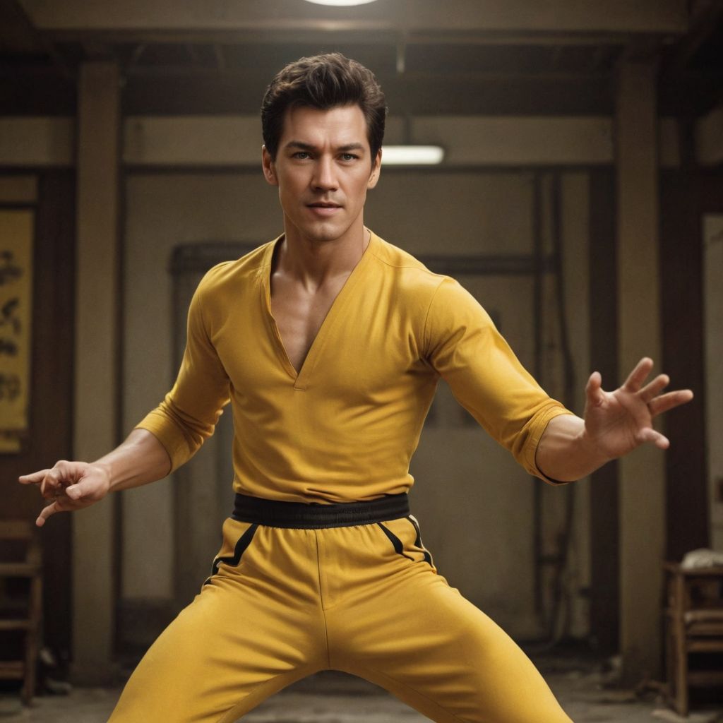Bruce Lee Game of Death Redux Poster Photo Style