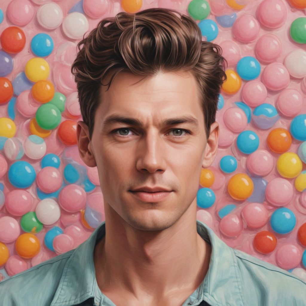 Chewing Gum I Love You Photo Style