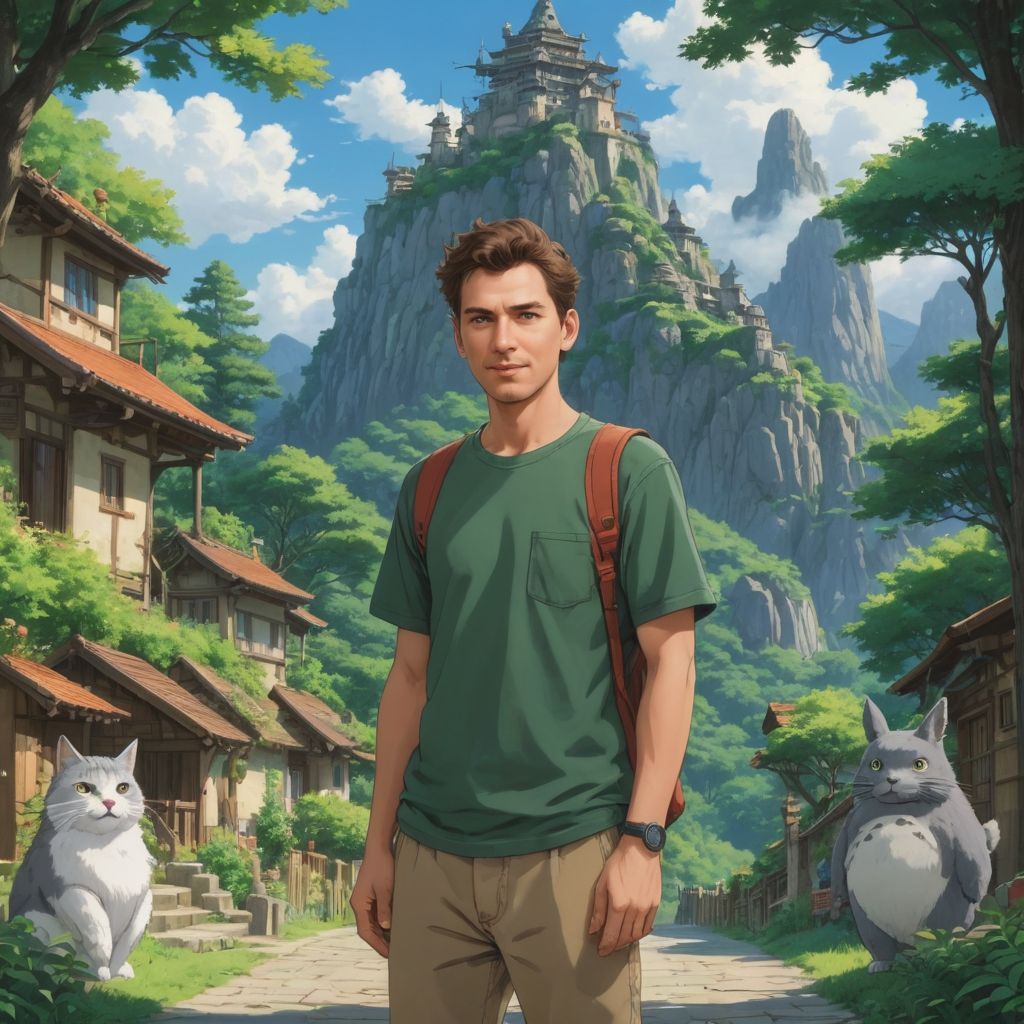 Claiming Studio Ghibli Animation Photo Style