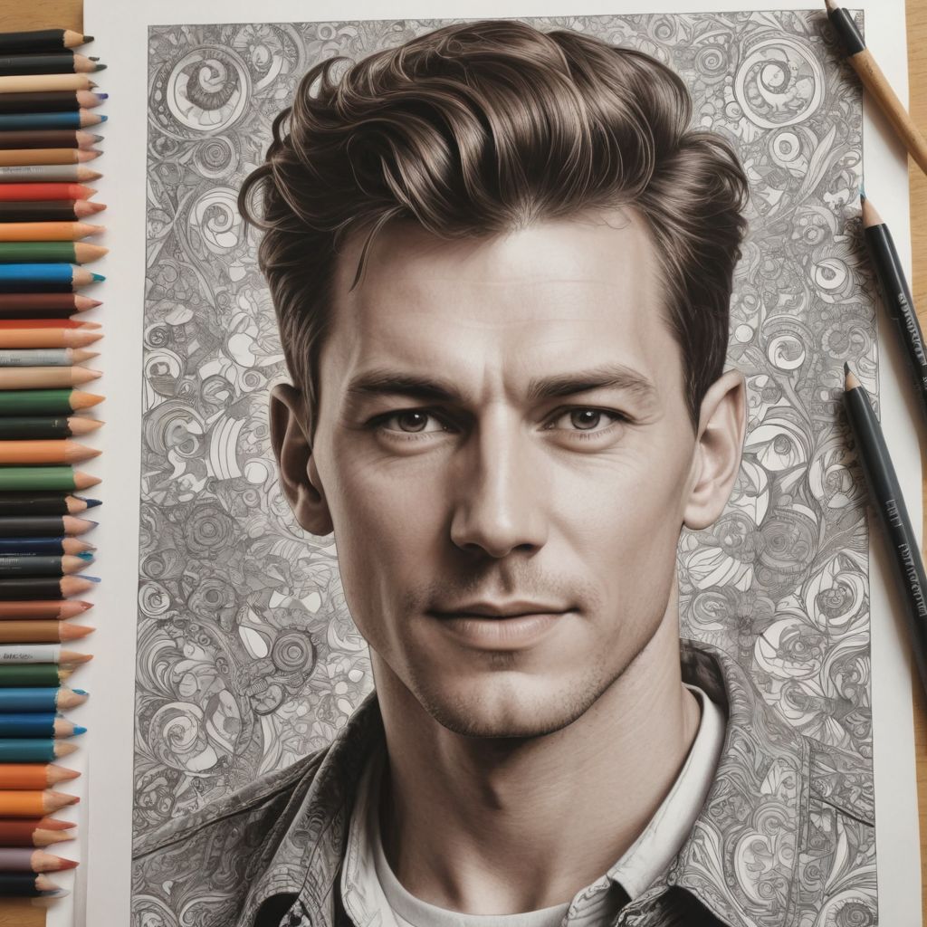 Colouring In Book Photo Style