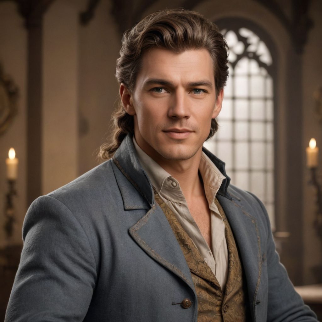 Disney Belle with Gray Hair Photo Style