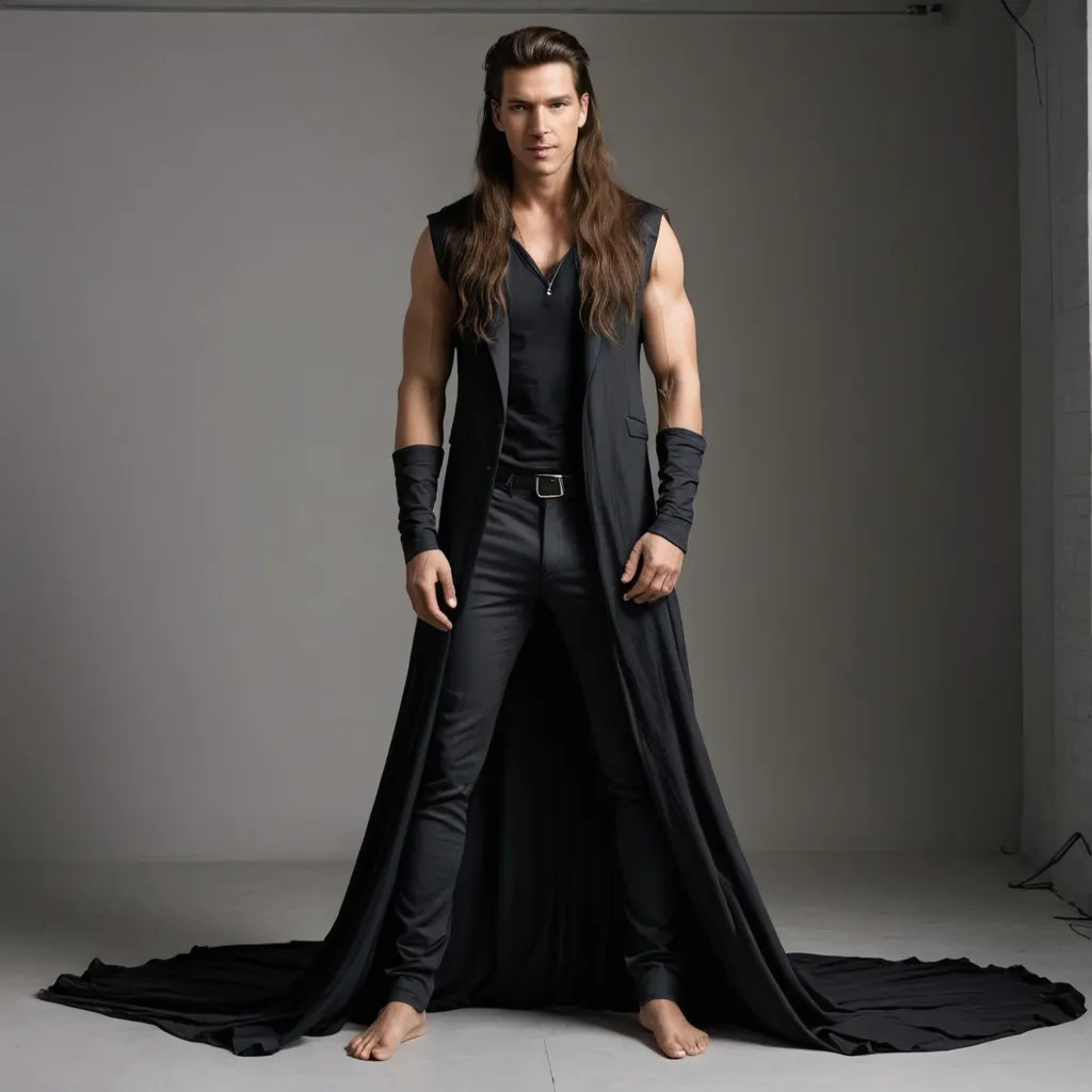 Extreme Long Hair Floor Length Photo Style