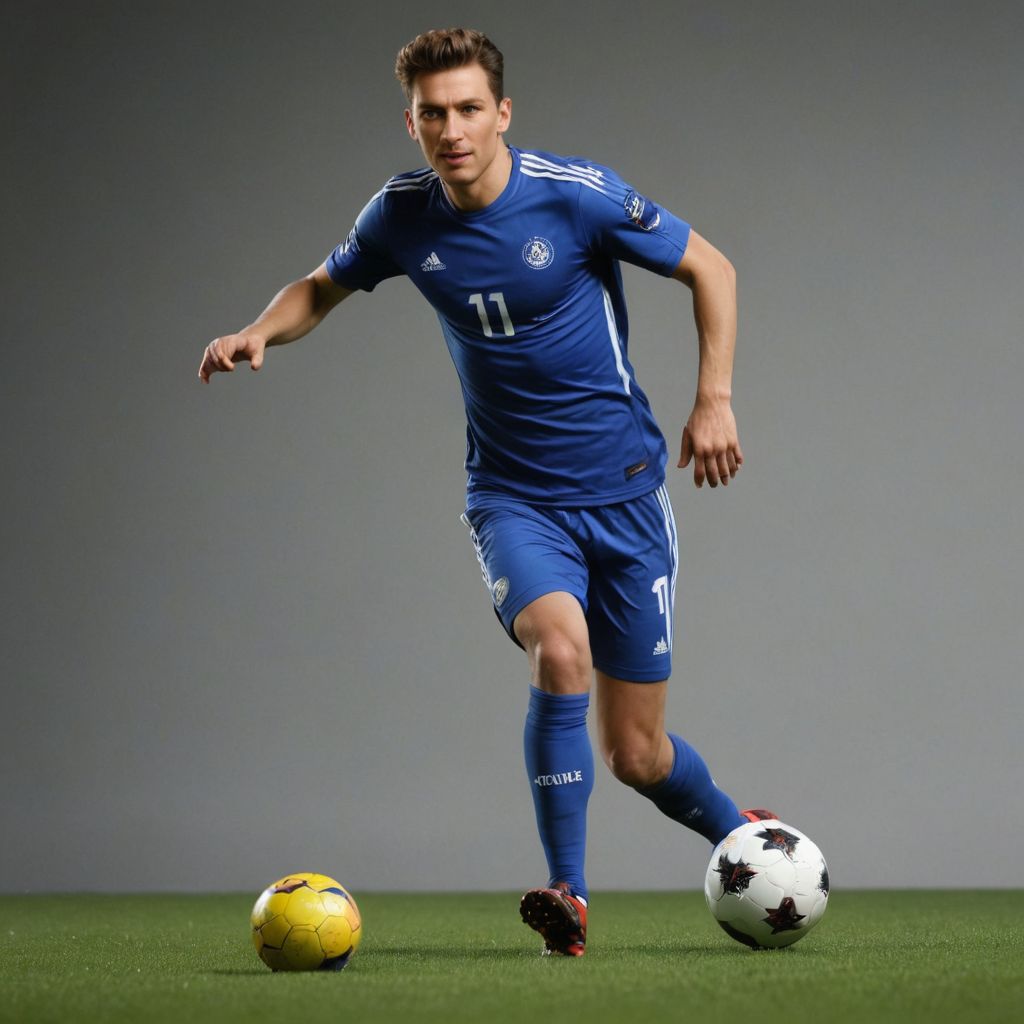 Footballeur Photo Style