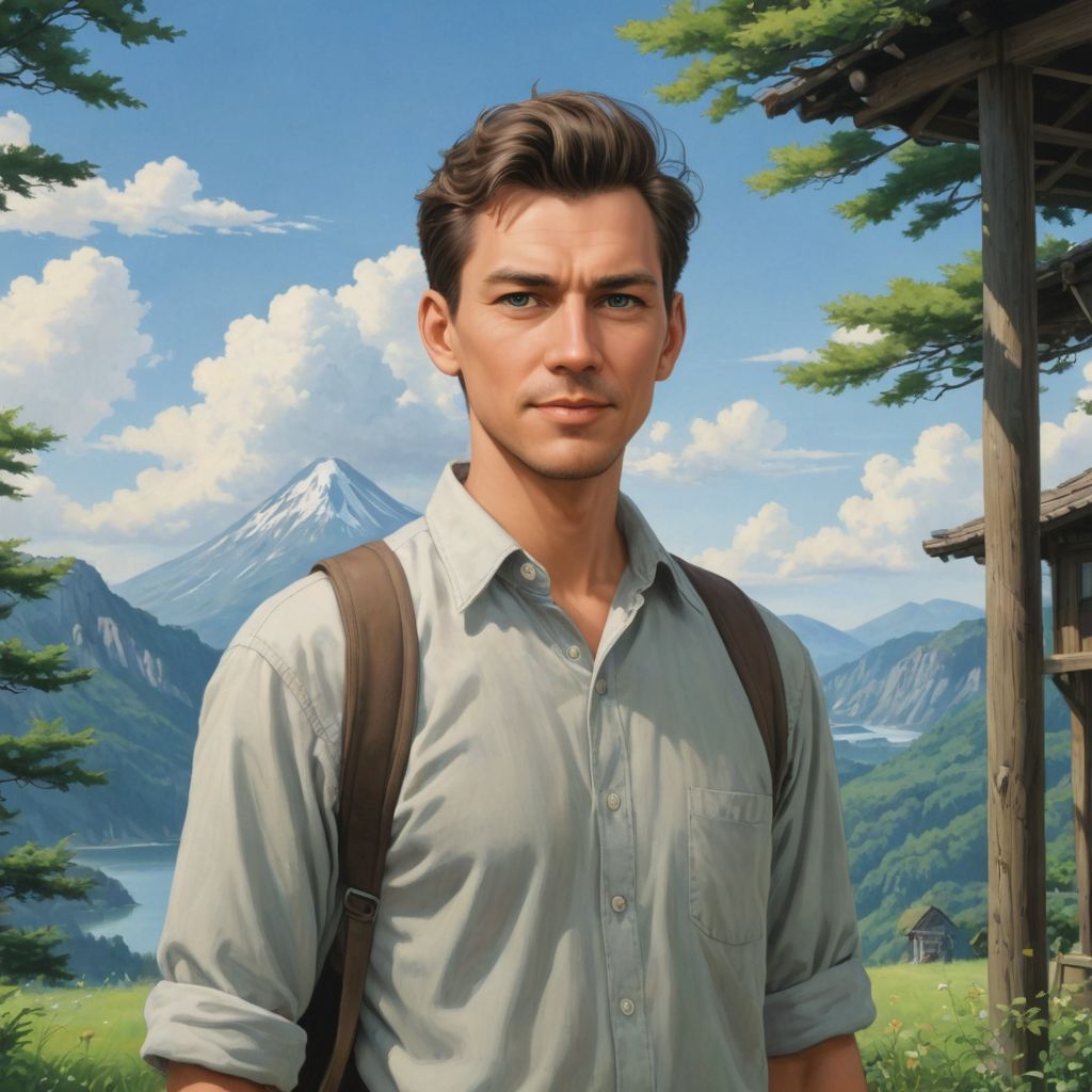 Hayao Miyazaki Anime Photo Style