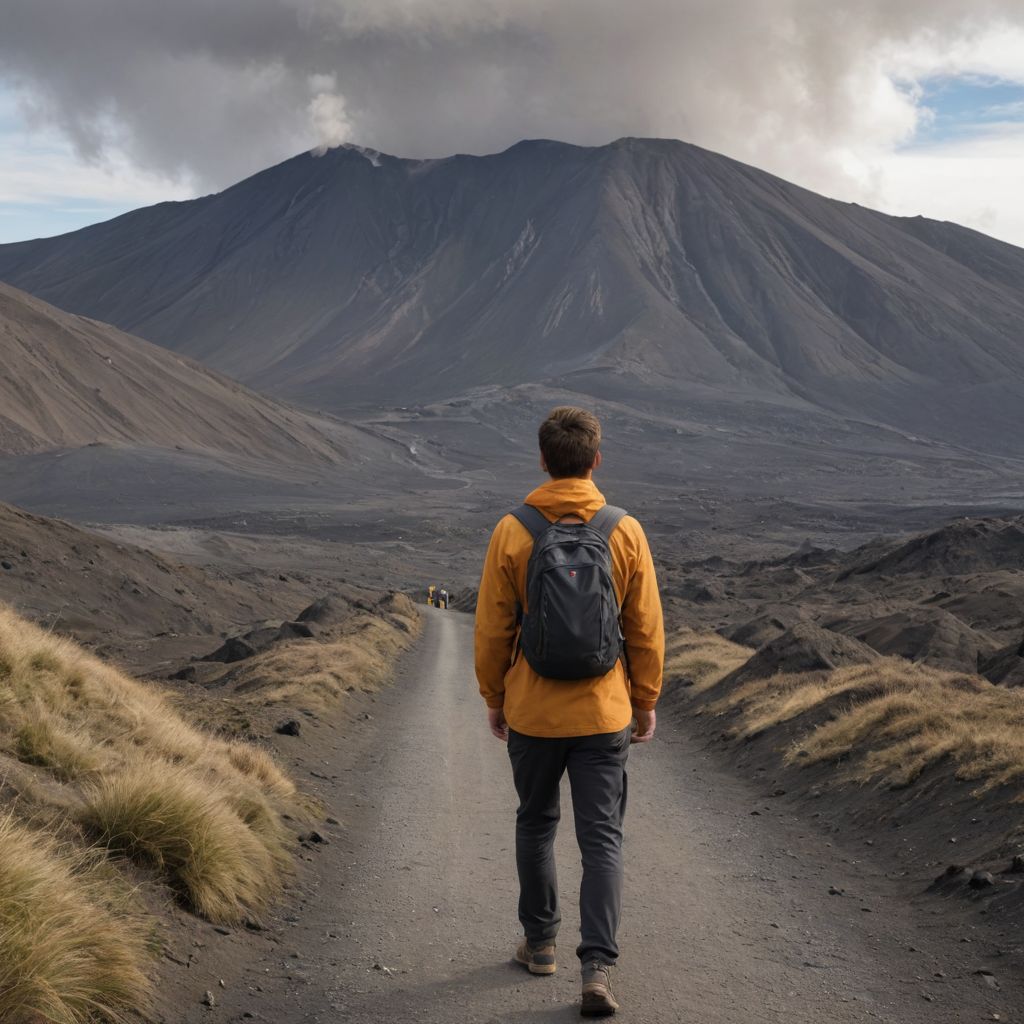 Hiking into Whaakiri Volcano Photo Style