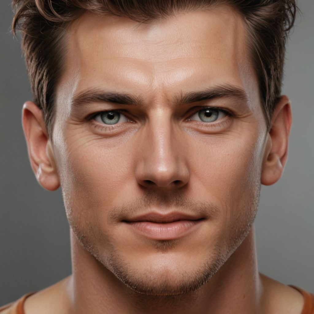 Hyper-realistic Image of a Human Face Photo Style