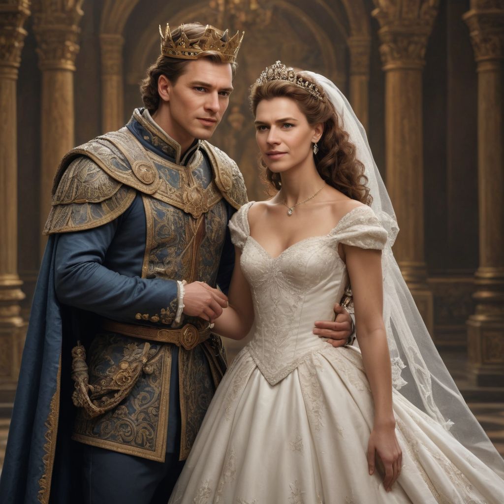 I Humbly Bow to the King and Queen Photo Style