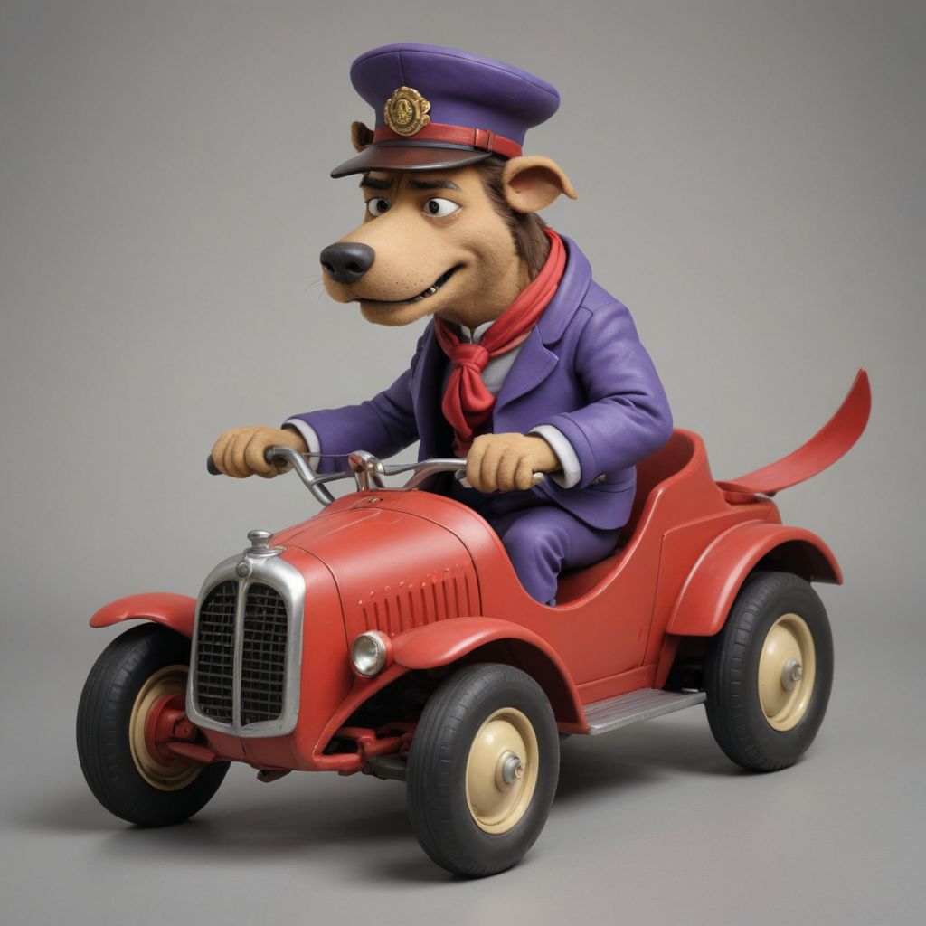 Muttley, from the Wacky Races Photo Style