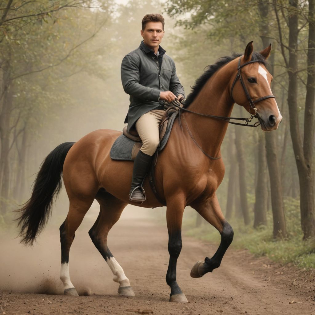 On a Horse Photo Style