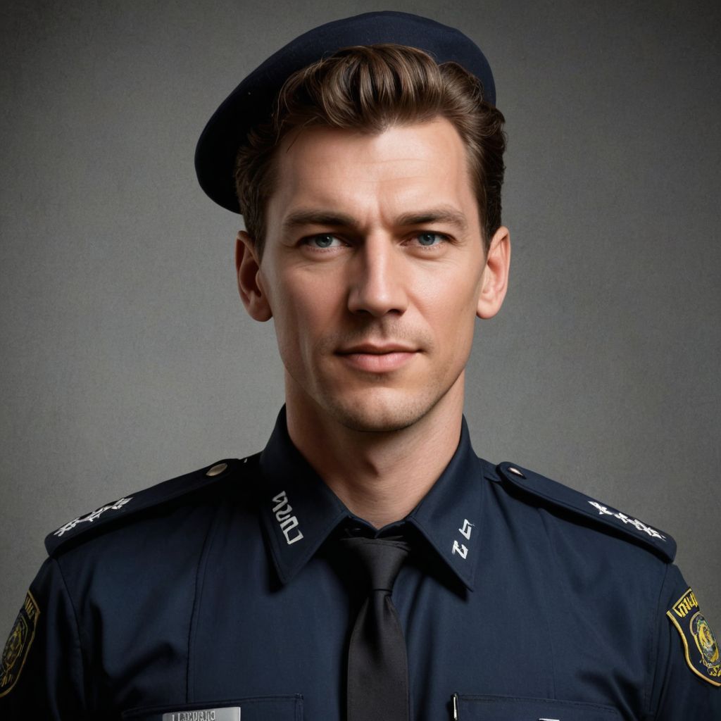 Polizei Man Photo Style