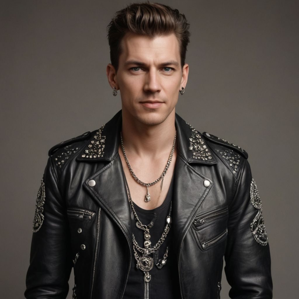 Punk, Leather, Bling Photo Style