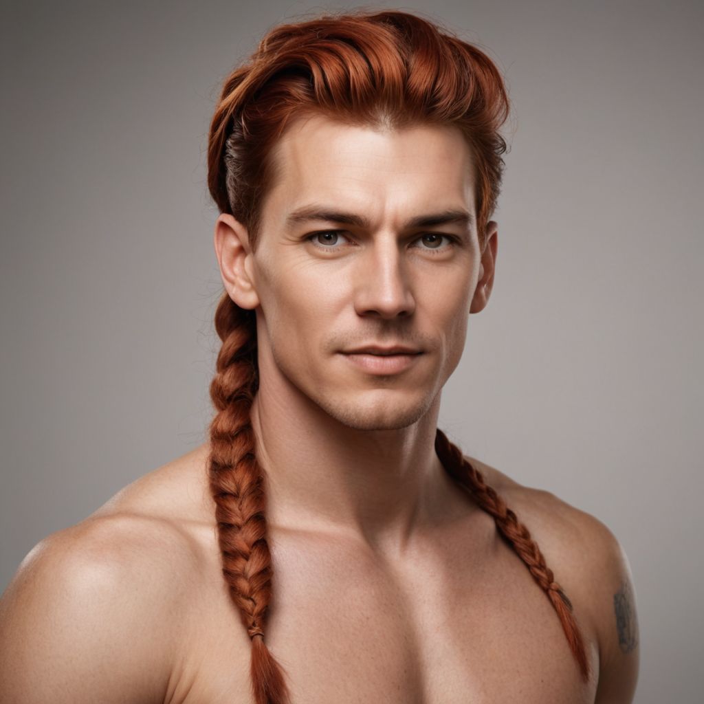 Converted Red Hair Braided image