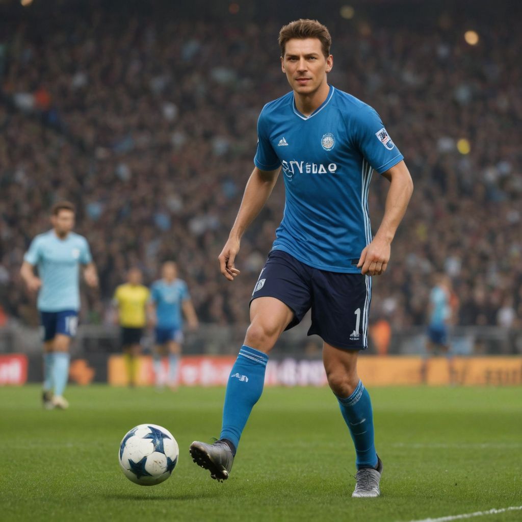 Soccer Star Photo Style