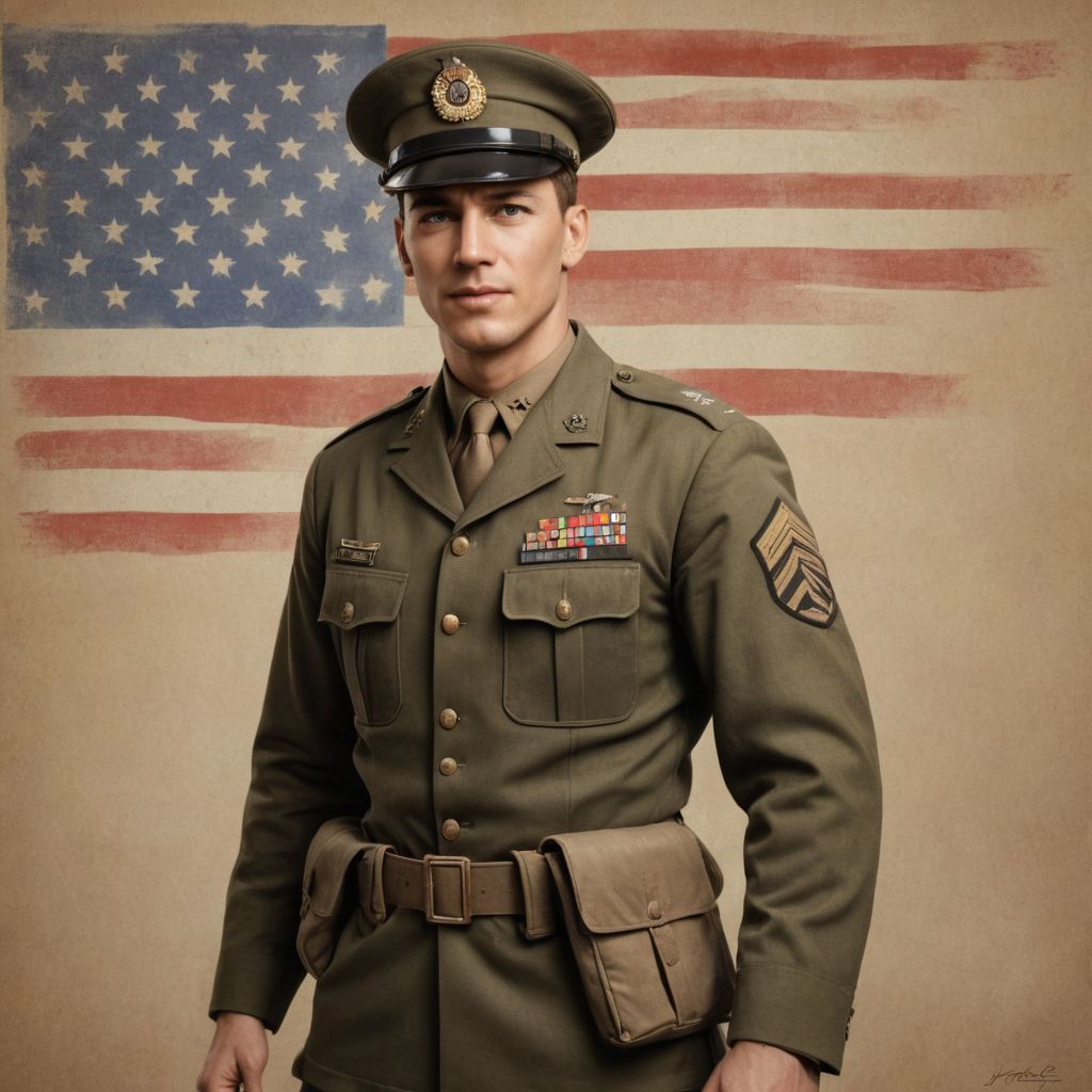 United States Marine Photo Style