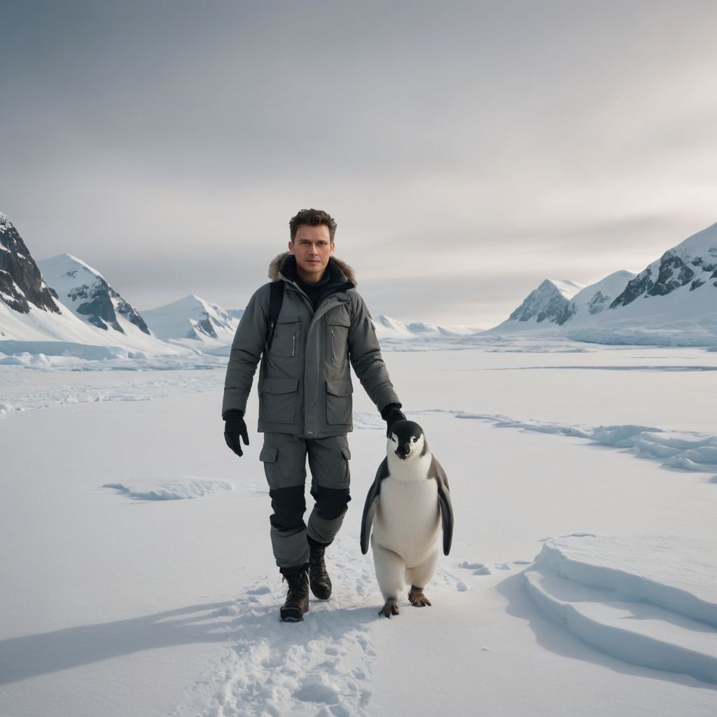 Walking in Antarctica Photo Style