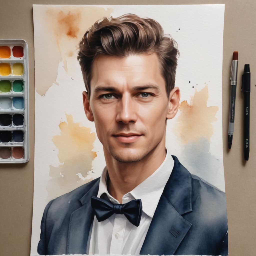 Watercolor Painting Photo Style