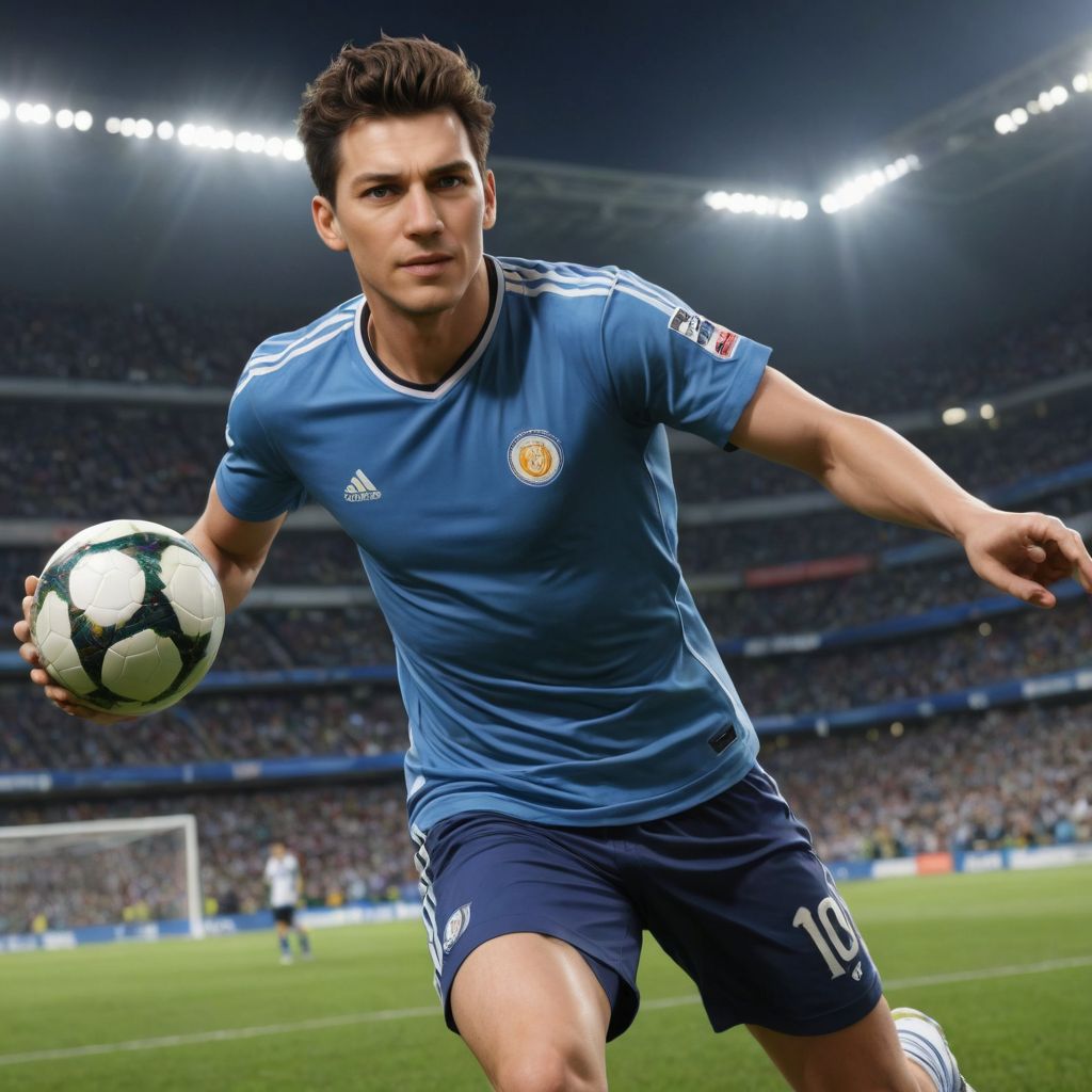 Yang Bagus Anime Pemain Bola Photo Style