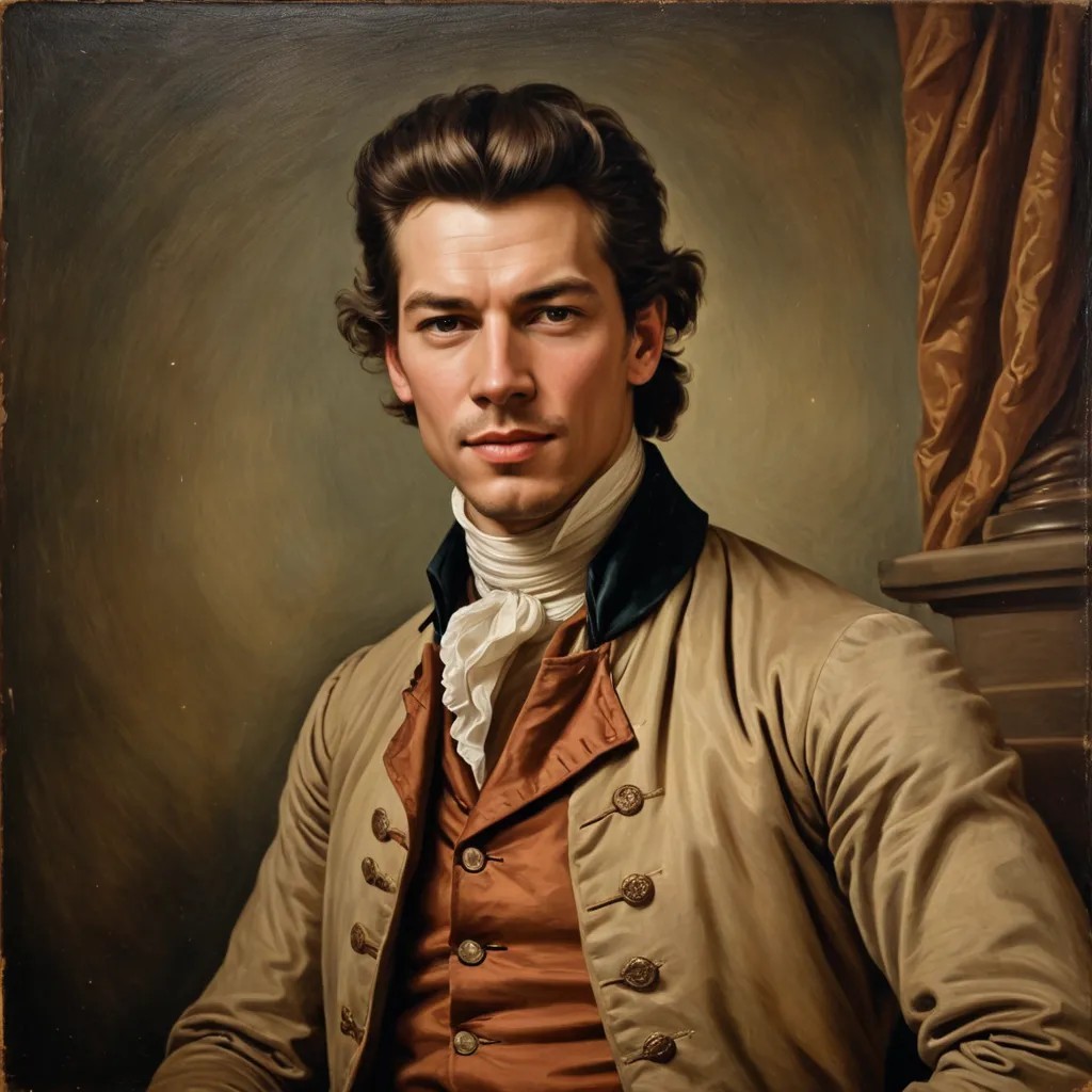 18th Century Oil Painting Photo Style