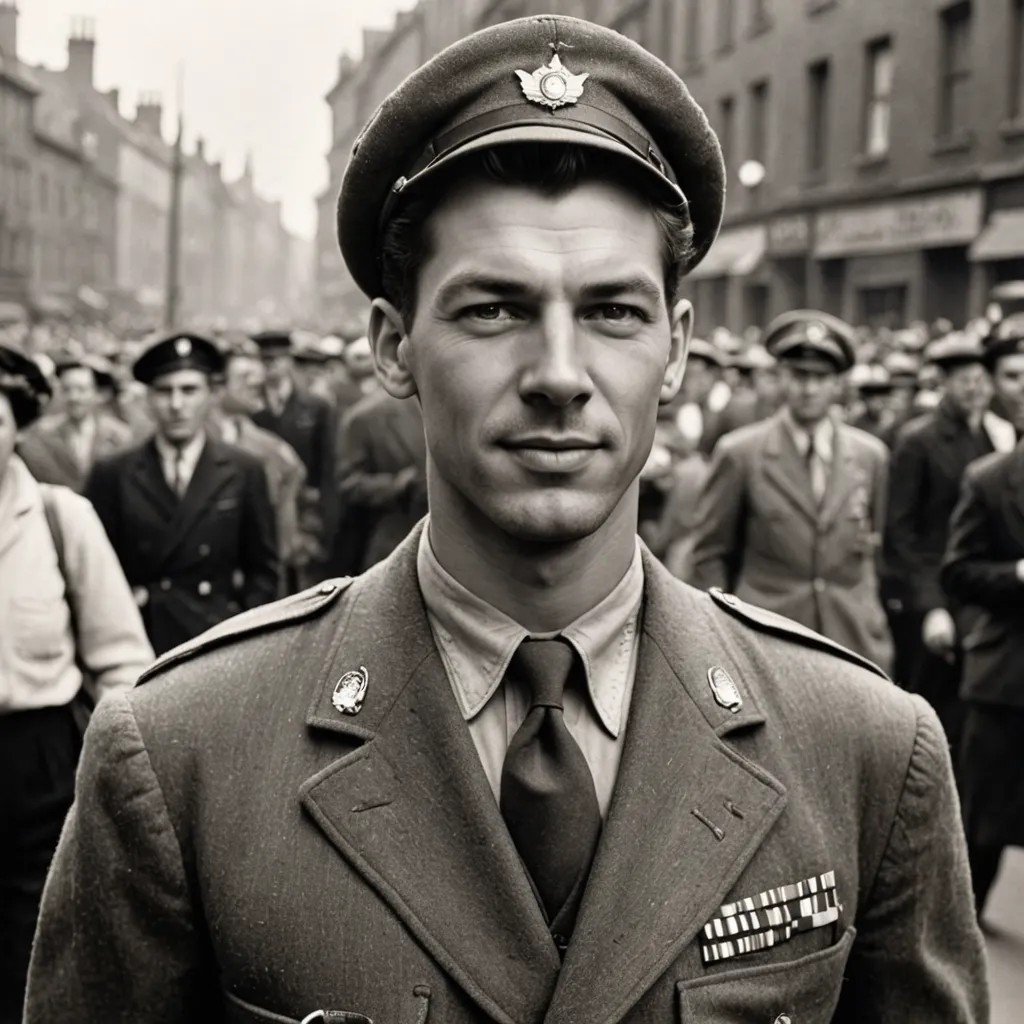 1945 VE Day Photo Style