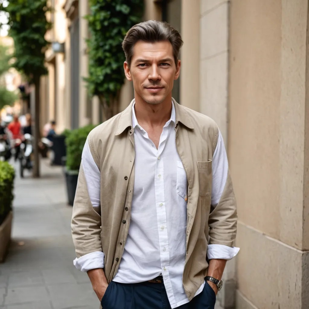 60-Year-Old Easygoing Guy Photo Style