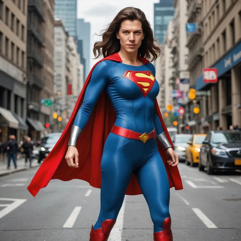 Add My Photo to a Superhero Woman Photo Style