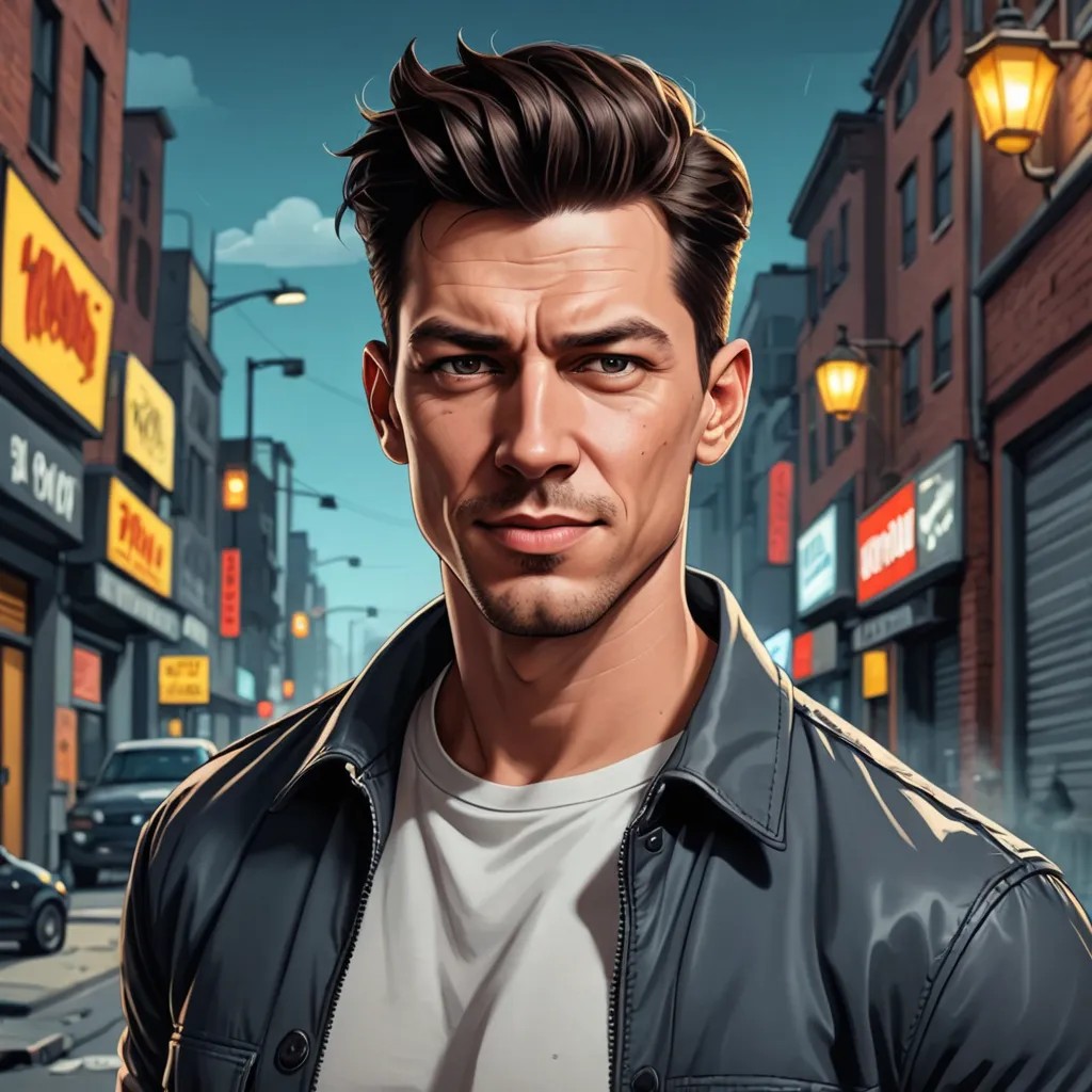 Bad Guys Cartoon Photo Style