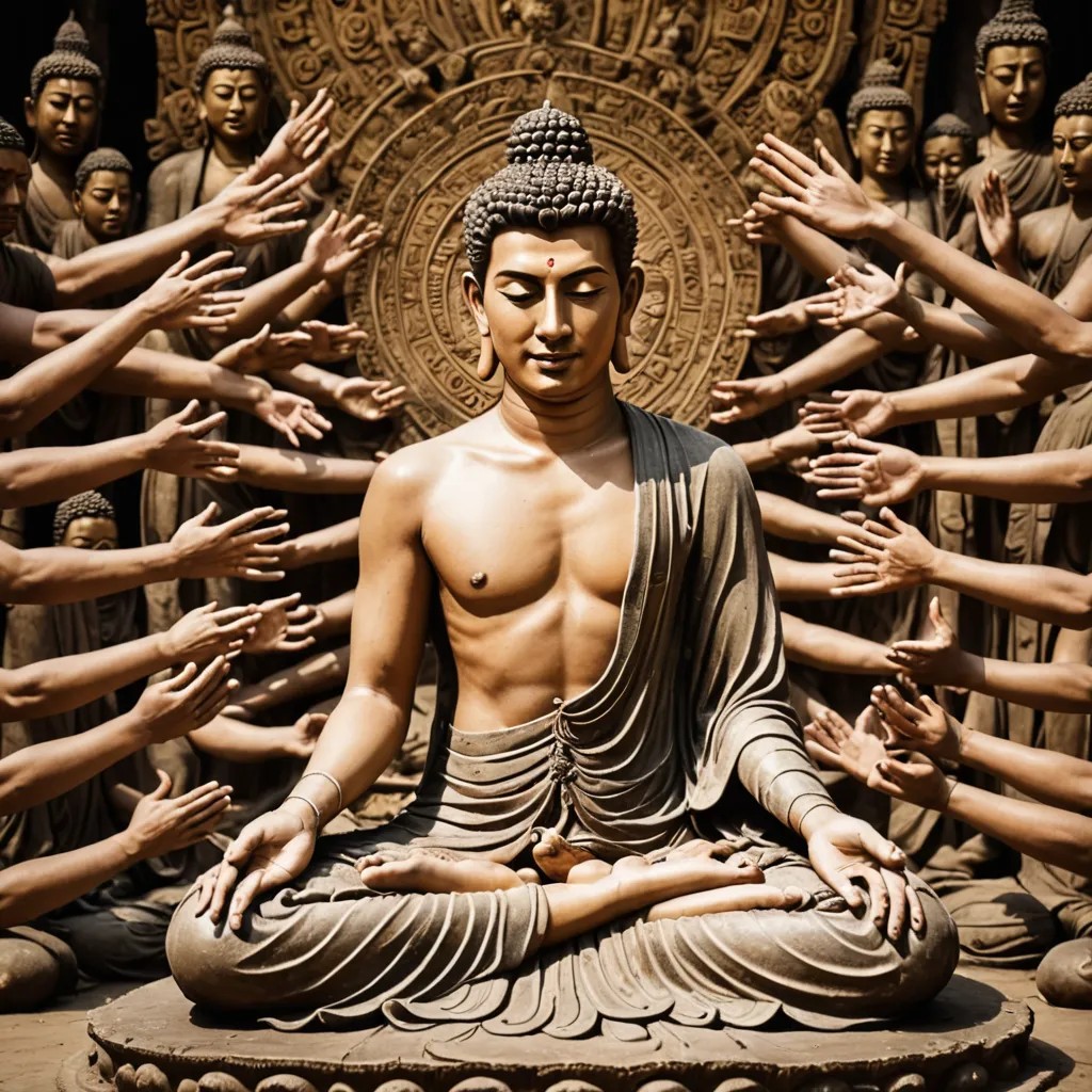 Converted Buddha with Multiple Hands image