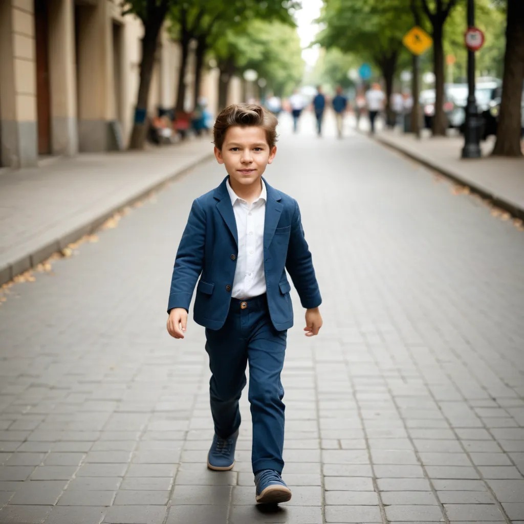 Child Walking Video Photo Style