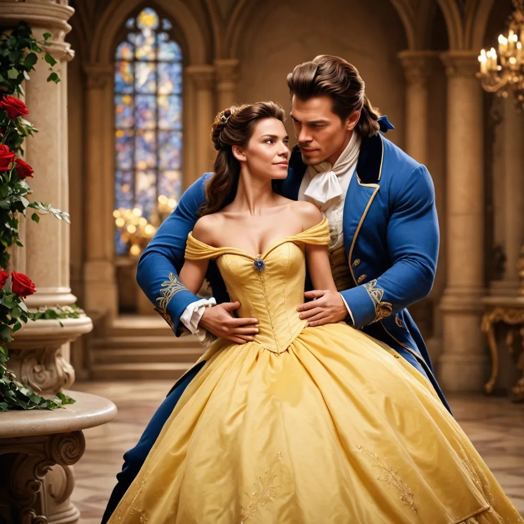 Fairy Tale Beauty and the Beast Romantic Photo Style