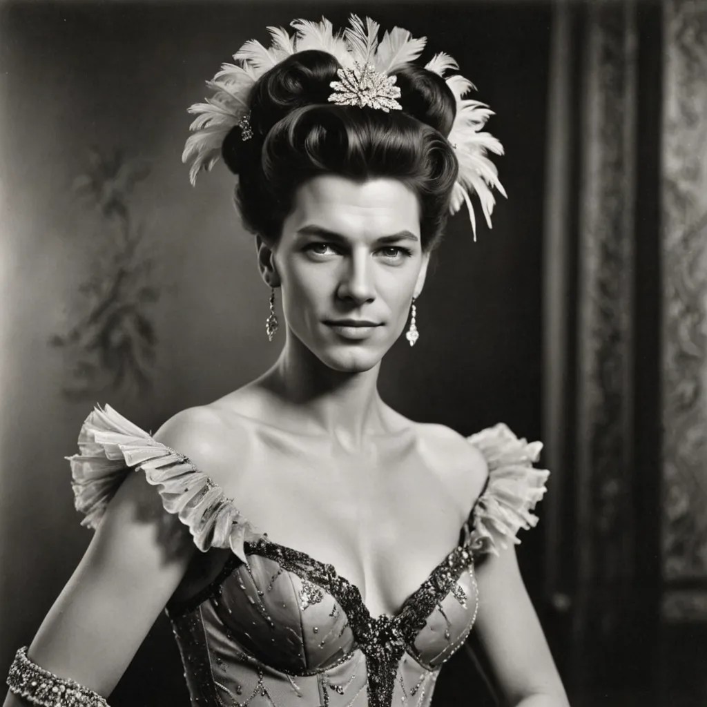 Follies Bergère Show Girl Photo Style