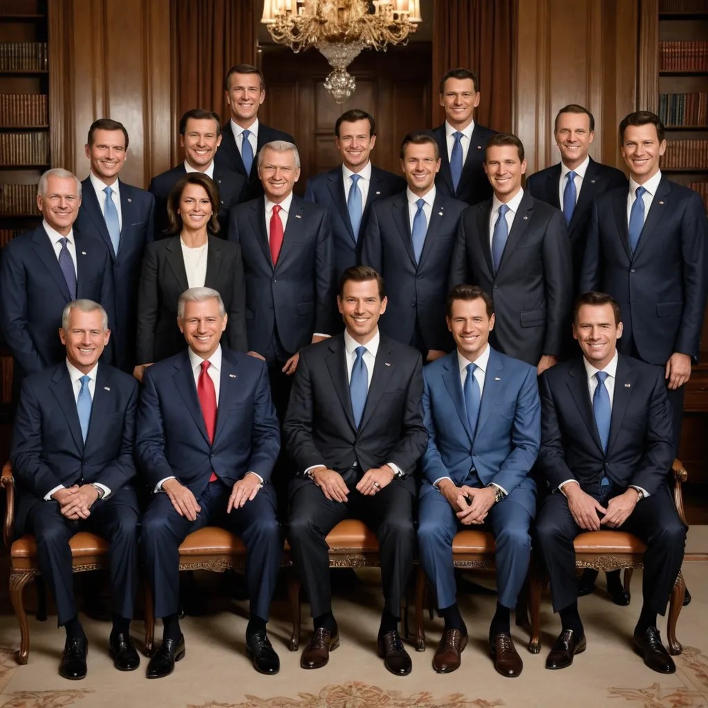 Group Presidential Photo Photo Style