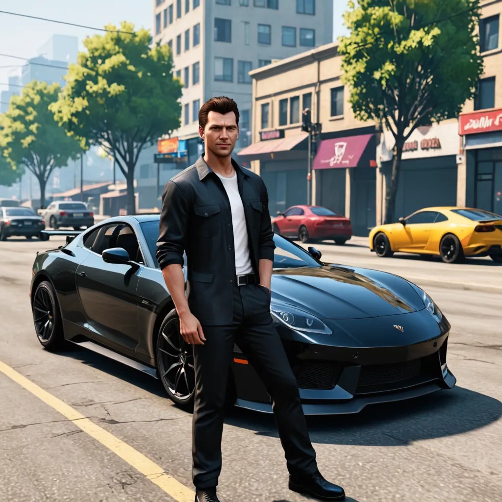 GTA 6 With Car Photo Style