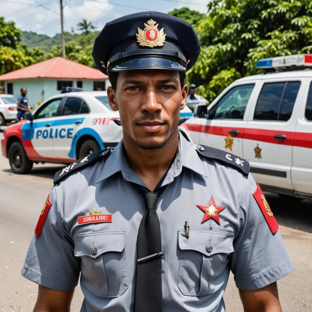 Convert Photo to Jamaican Police Red Stripe Style (Free Online & AI ...